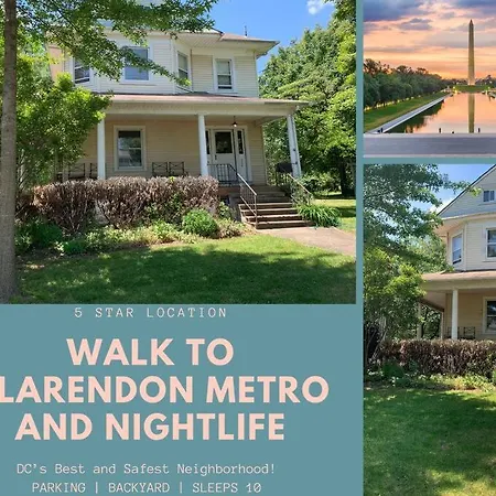 4 Bedroom Dc'S Best Location With Parking, Walk To Clarendon Metro, Shopping And Nightlife!